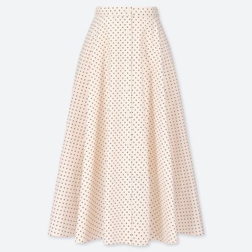 Creme/Black Skirt